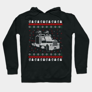 Trucker Christmas Sweater Hoodie